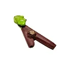 kuripe-artesanal-rana-verde-madera-chonta-palo-sangre-nazareno-2.webp