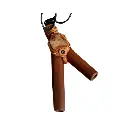 Kuripe con Detalle en Resina y Bejuco de Yagé