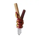 Kuripe de Animal en Resina y Punta de Cuarzo