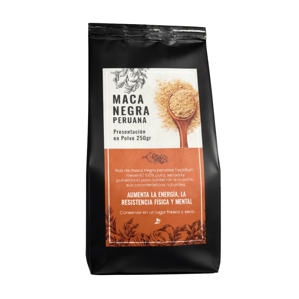 Maca Negra Peruana (Lepidium meyenii)