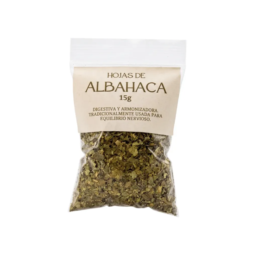 Hojas de Albahaca Secas