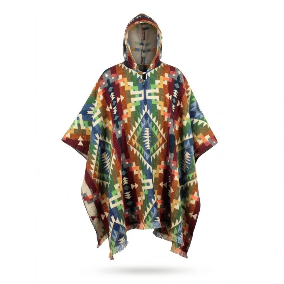 Ruana de Patrones Alpaca Ligera