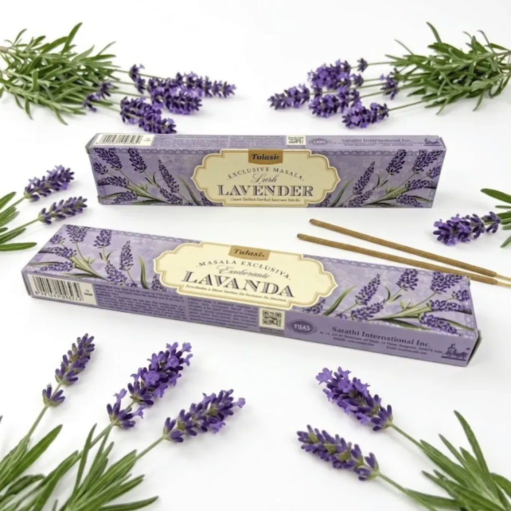 Incienso Tulasi Lavanda – Caja