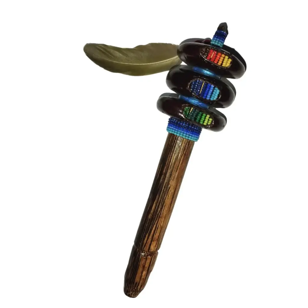 Maraca de Semilla de Java - Madera