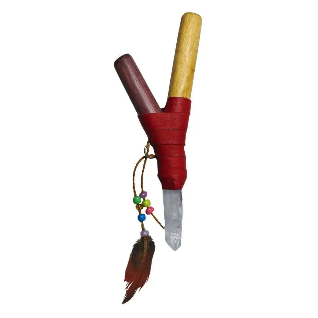 Kuripe Cuarzo de Palo Sangre y Palo Santo